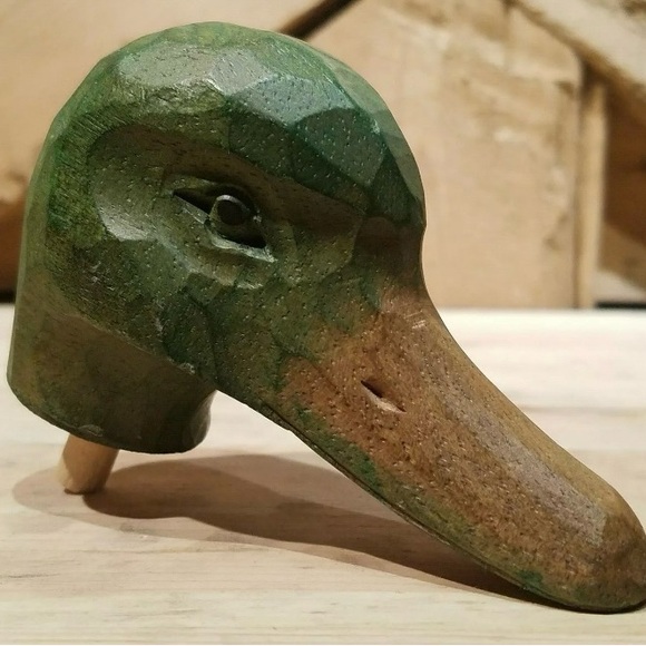 Vintage Wooden Mallard Decoy/Statue. - Picture 7 of 7